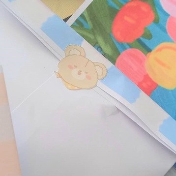 Túi giấy mini đựng bánh kẹo, quà họa tiết dễ thương 14x20cm