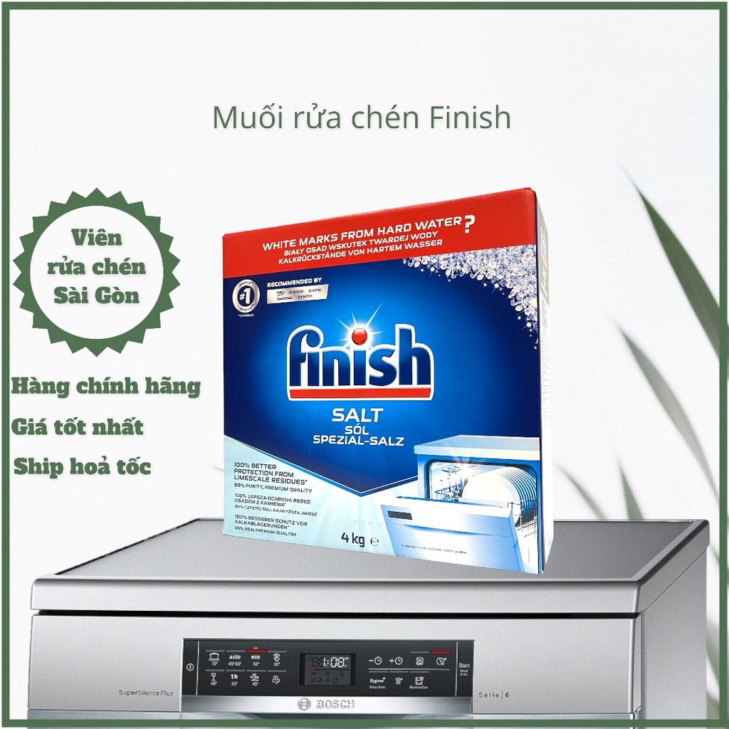 Muối rửa chén bát Finish - HÀNG NHẬP KHẨU CHÍNH HÃNG
