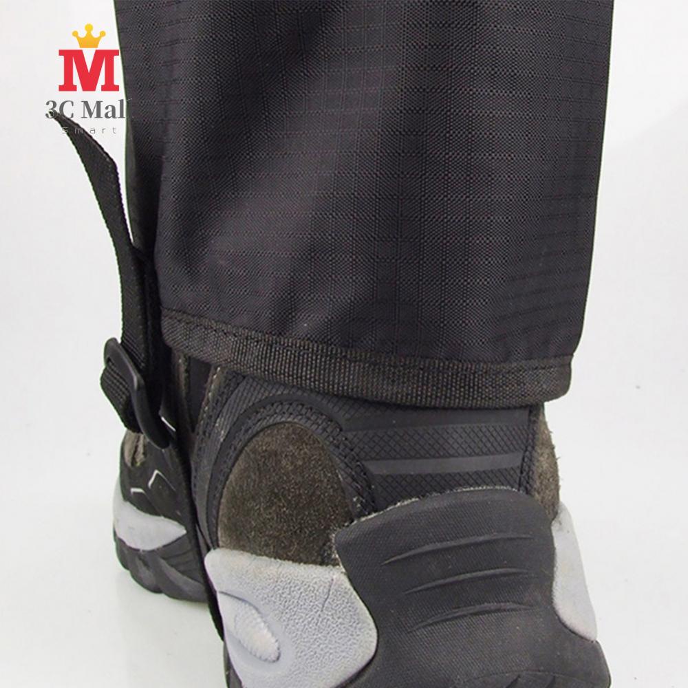 Black Outdoor Hiking Boot Gaiter Waterproof Snow Leg Legging Cover Ankle Gaiters