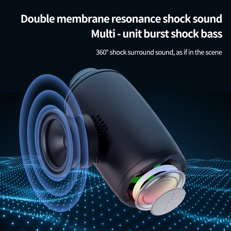 Loa Bluetooth Zealot S61 Không Dây Hỗ Trợ Thẻ Nhớ TF/AUX Karaoke Bass Mạnh
