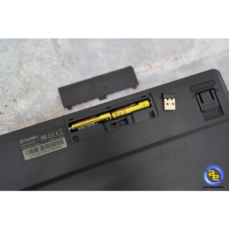 Bàn phím Cơ Không Dây DareU EK807G Black ⚡BH 24 Tháng⚡- CHÍNH HÃNG -87KEY  "D" switch