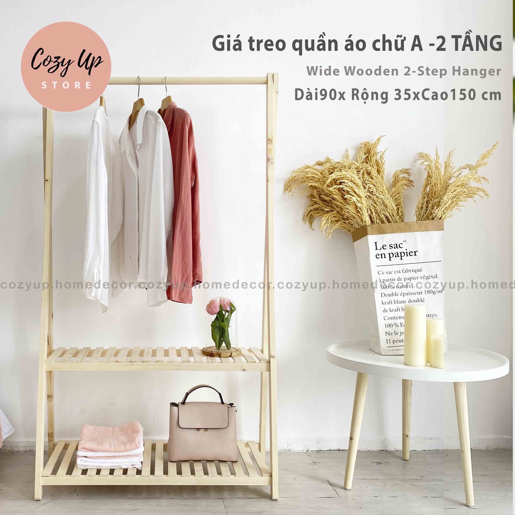 GIÁ TREO QUẦN ÁO CHỮ A HAI TẦNG