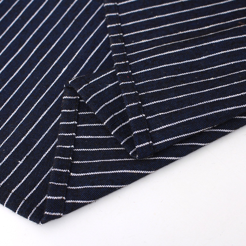 Tạp Dề Bằng Cotton Nguyên Chất Dày Dặn Họa Tiết Kẻ Sọc Dành Cho Nhà Bếp