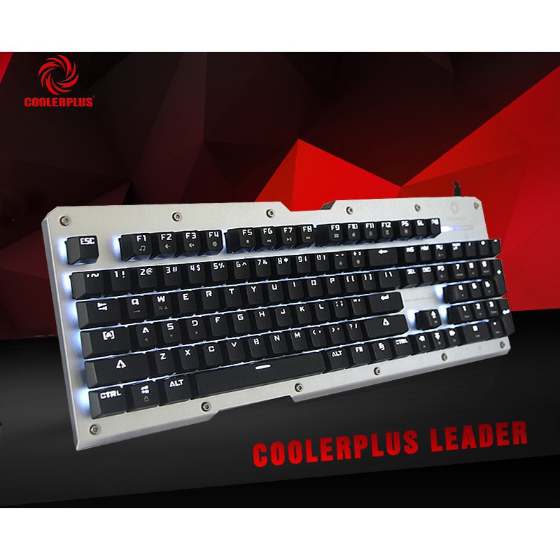 Bàn phím cơ Gaming Coolerplus Leader X350 - Cherry Brown Switch giá cực rẻ