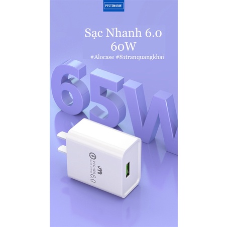 Cóc sạc nhanh 36w, 48w, 18w nhiều cổng sạc nhanh