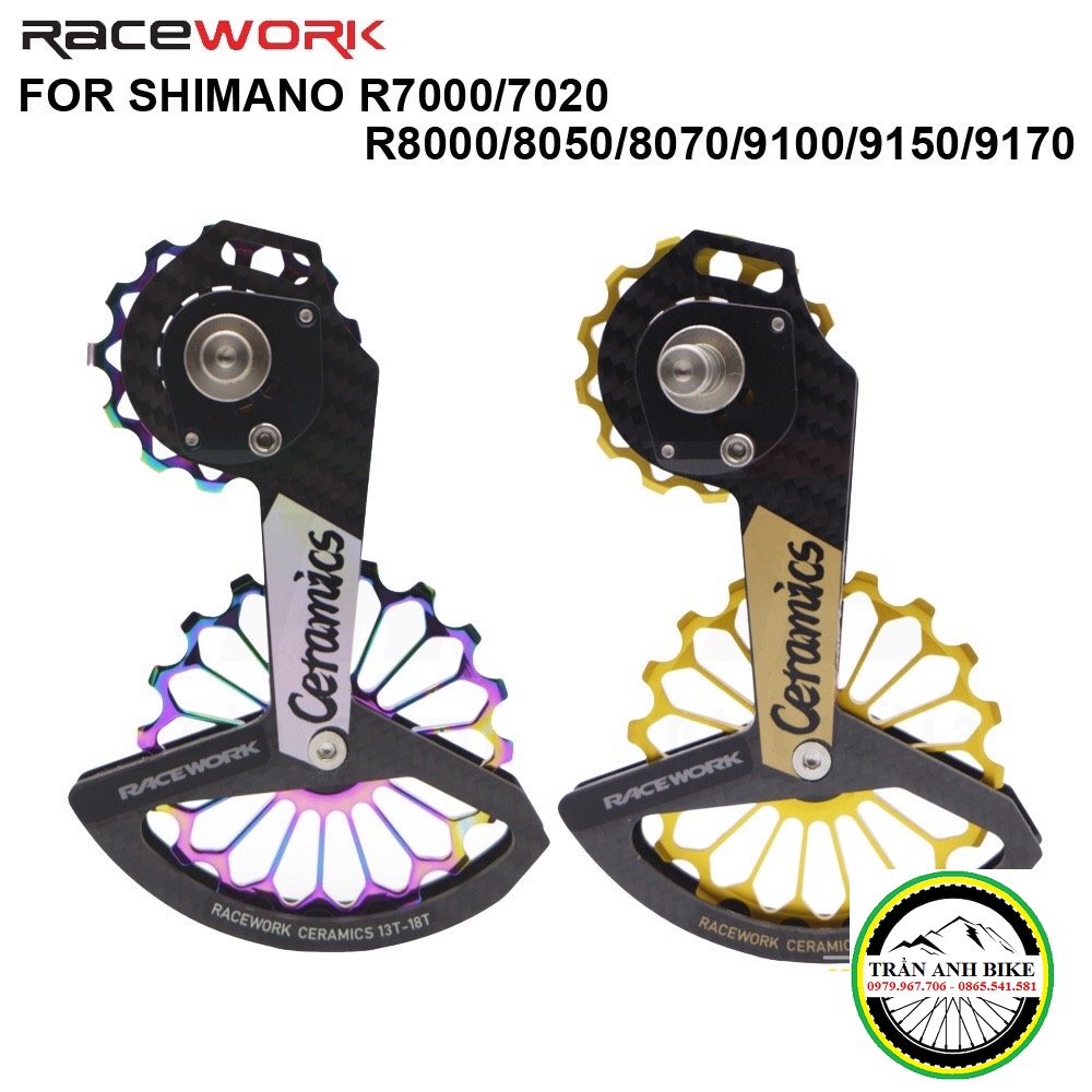 Cần củ đề  xe đạp RACEWWORK Cho Shimano R7000/7020 R8000/8050/9100/9150