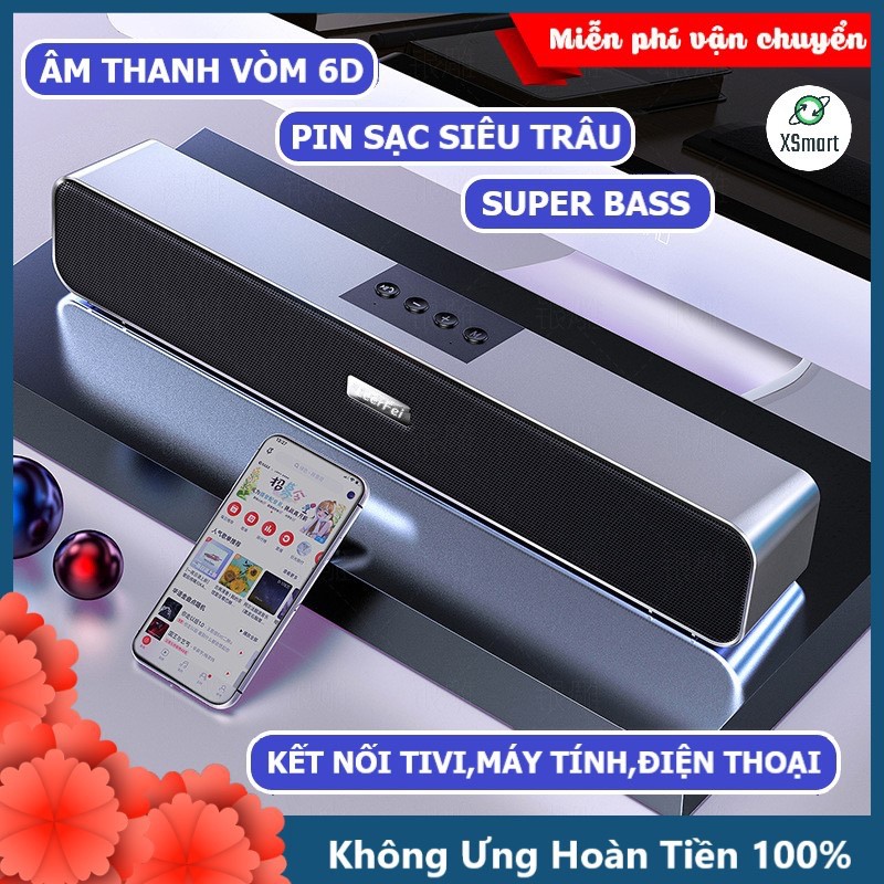 Loa Bluetooth Không Dây Cao Cấp A36 PRO BASS 2022 Âm Thanh Nghe Nhạc Siêu Đã Tương Thích Điện Thoại Máy Tính Laptop Tivi