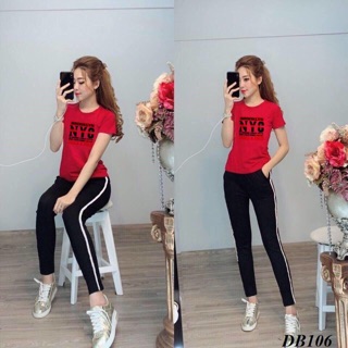 Áo thunnn kiểu và quần dài