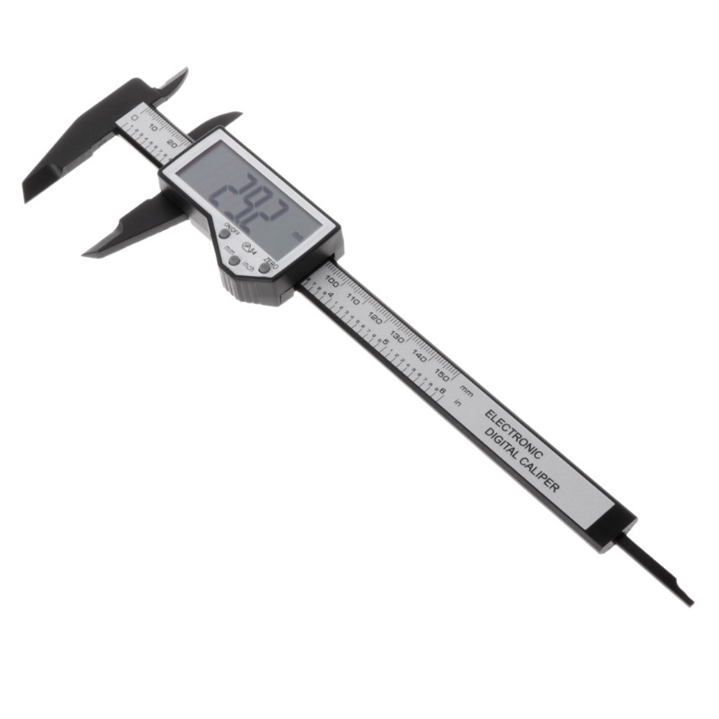Thước Cặp Đo Điện Tử IP54 Màn Hình LCD 0-150mm 6 Bằng Sợi Carbon Chống Thấm Nước