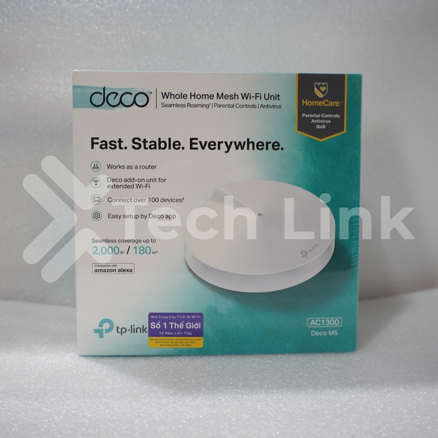 [Hỏa tốc] Hệ Thống Wi-Fi Mesh TP-Link Deco M5 Dành Cho Gia Đình Chuẩn AC1300