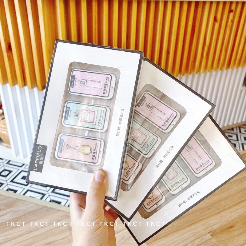 Sét 3 mùi nước hoa khô lapeialo lưu hương lâu, hương thơm ngọt ngào, lãng mạn, sản phẩm chính hãng