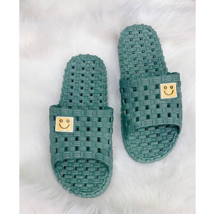 [𝐍𝐄𝐖] Dép Cao Su Mặt Cười Đi Trong Nhà NAM NỮ, 3 Màu Full size 36-44