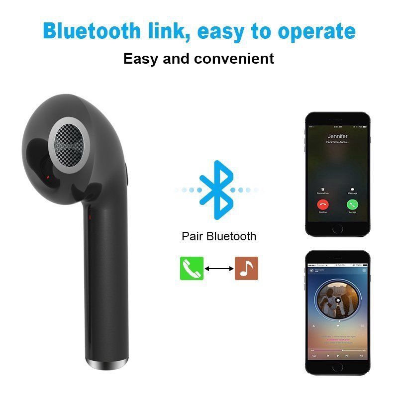 Tai nghe không dây Hot i7S TWS Bluetooth V4.2 âm thanh Stereo | BigBuy360 - bigbuy360.vn