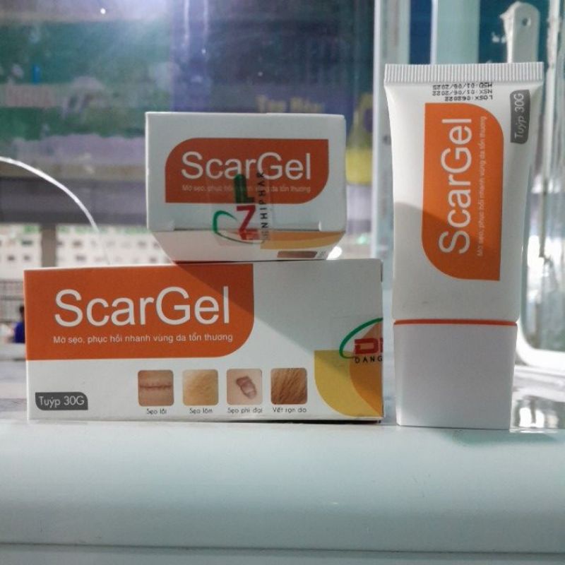 Kem bôi sẹo lồi, sẹo lõm, sẹo phì đại, vết rạn da ScarGel