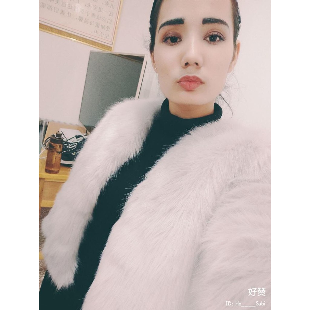 [Sẵn Hàng]♥️Áo Choàng Lông Ấm Áp Ulzzang(ảnh thật)Fzsize dưới 55kg