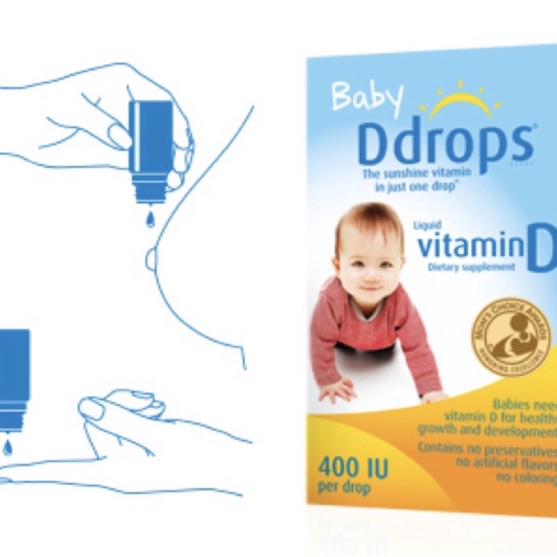 [CHÍNH HÃNG]Vitamin D3 Drops 400IU 90 giọt Mỹ