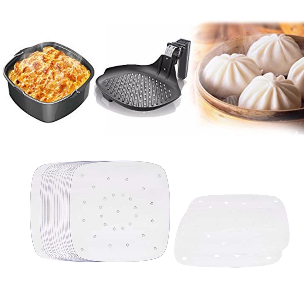 Bộ 100 Giấy Lót Nồi Hấp Không Dính