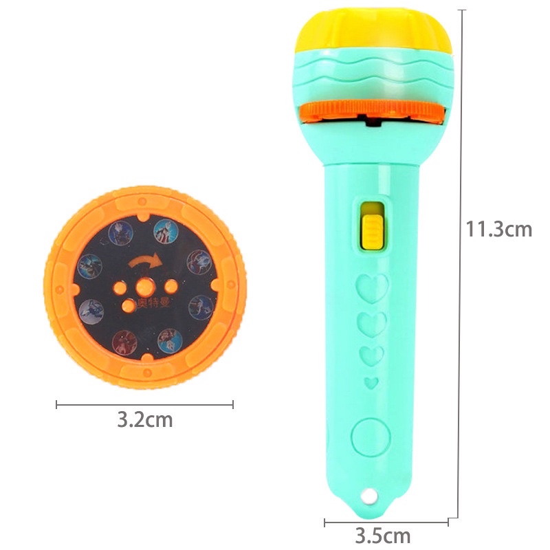 Đèn pin chiếu hình cho bé 24 hình động vật vui nhộn, giá sỉ.