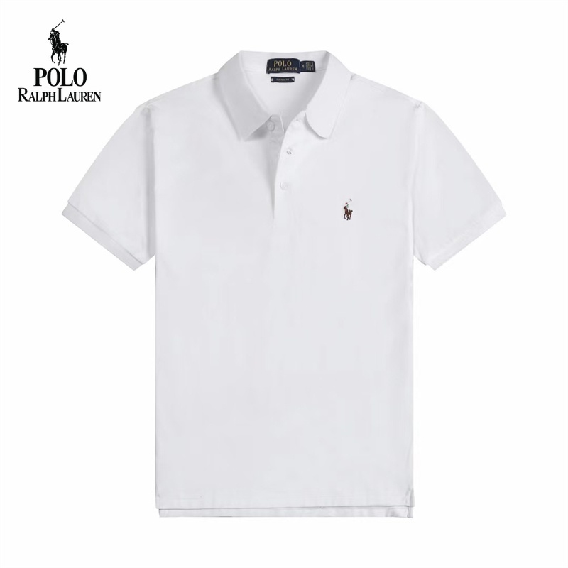 Áo Thun Polo Ralph Laurens Ngắn Tay Có 3 Nút Thời Trang Dành Cho Nam