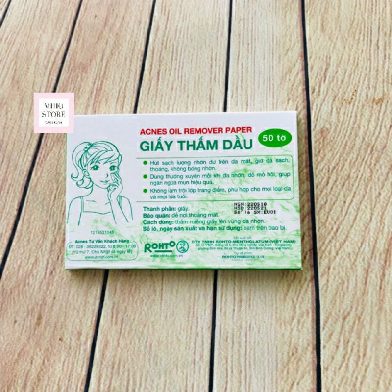 GIẤY THẤM DẦU ACNES 50 TỜ | BigBuy360 - bigbuy360.vn