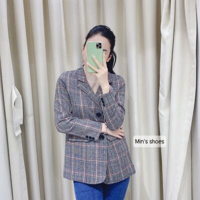 Min's Shoes - Áo Vest Nữ Chất Dạ Kẻ Caro Áo 477 | BigBuy360 - bigbuy360.vn