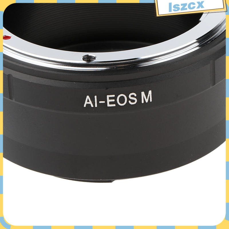 For Nikon AI Lens AIS to for Canon EOS M EF-M Mirrorless Camera Adapter, fits for Canon M1, M2, M3 M10 Mirrorless Camera