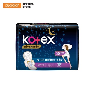 Bvs kotex siêu ban đêm 28cm dày cánh 12 miếng