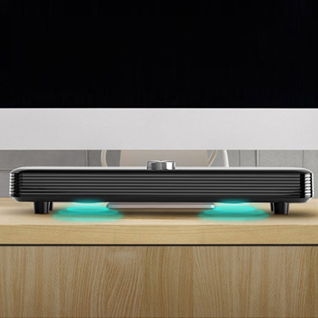 Loa Thanh Gaming Soundbar Để Bàn SADA V-101 Âm Thanh Siêu Trầm Có Cổng Karaoke Dùng Cho Máy Vi Tính PC, Laptop, Tivi