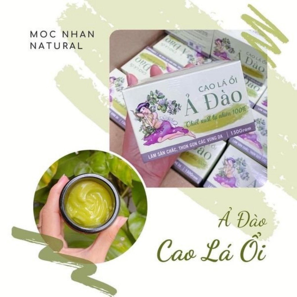 Cao Lá Ổi Ả Đào Mộc Nhan Natural Giảm Cân Làm Săn Chắc, Thon Gọn, Các Vùng Da Bụng, Đùi Bắp Tay 150 gram