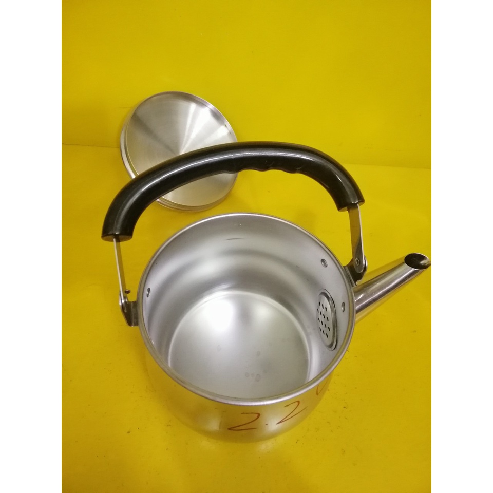 Ấm inox nội địa Nhật (2.2L) (412), Dùng được bếp từ