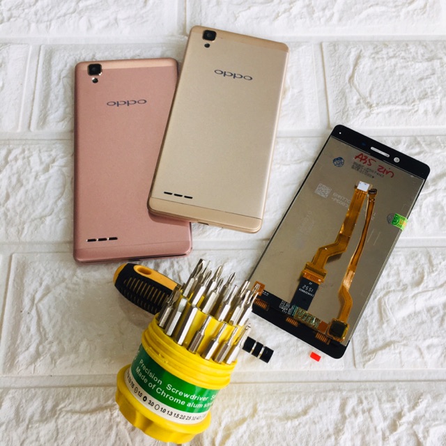 Combo Bộ Vỏ Sườn + Màn Hình Oppo F1W (A35) Zin Hàng Cao Cấp (Tặng bộ vít)