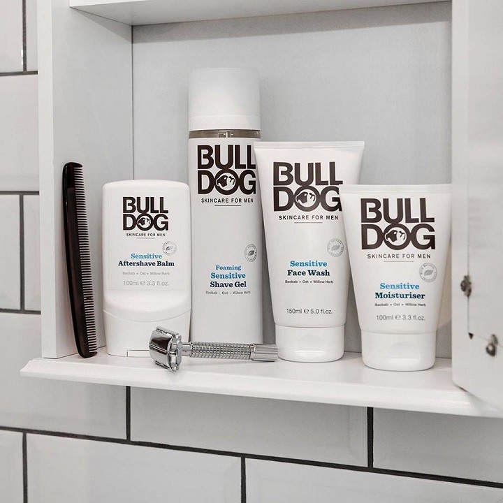 [ Chính hãng UK ] Kem cạo râu Cho Da Nhậy Cảm Bulldog Sensitive Shave Cream – 100ml