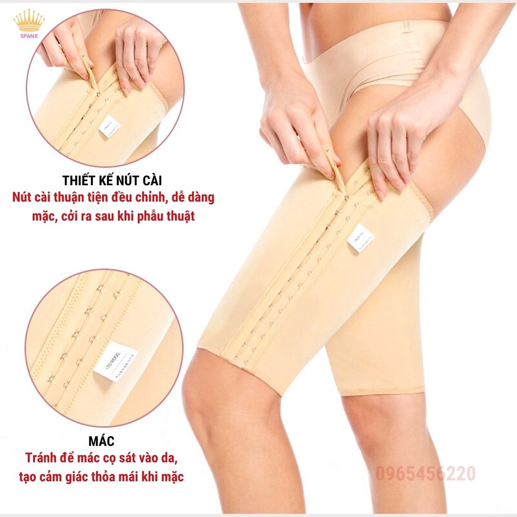 Đai gen nịt định hình thon gọn giảm mỡ bắp đùi sau phẫu thuật hút mỡ