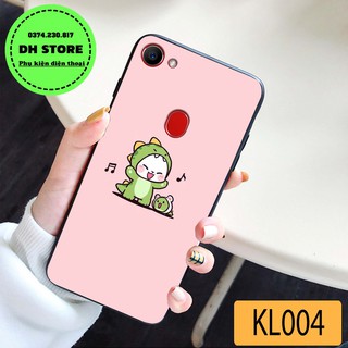 Ốp lưng điện thoại Oppo F3 - F3 PLUS - F5 -  F7 in hình khủng long đáng yêu.
