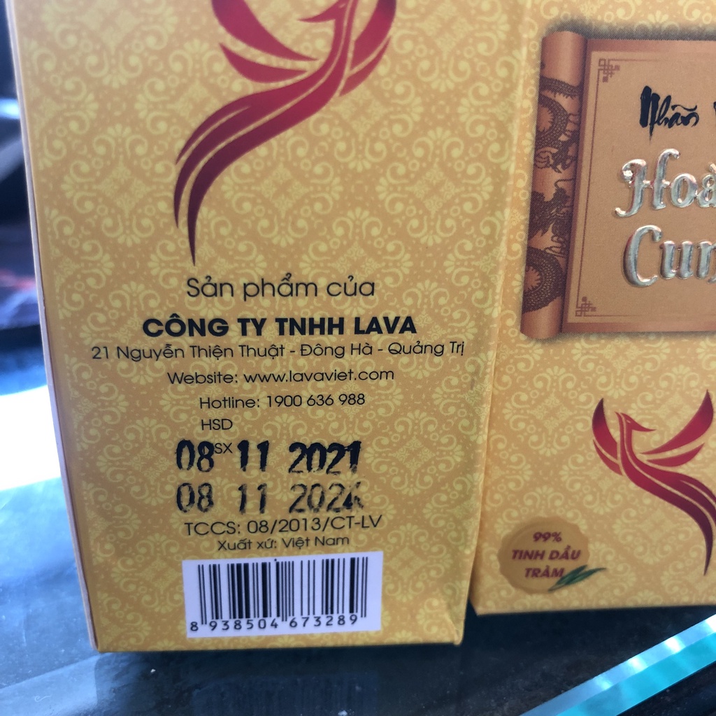 Tinh dầu tràm Nhãn Vàng Hoàng Cung Lava 50ml- CHÍNH HÃNG