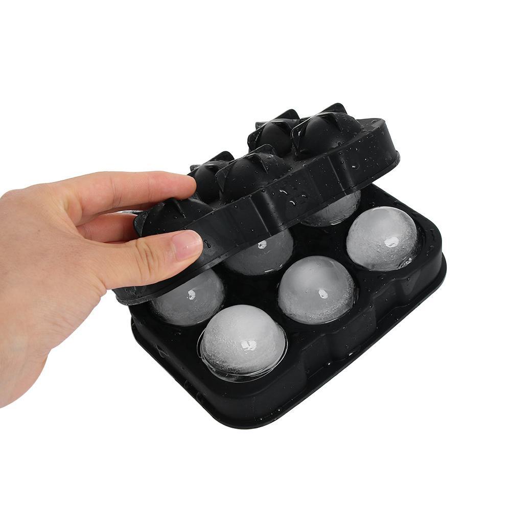 Khuôn Silicone Làm Đá Viên 4 / 6 Ngăn Tiện Lợi
