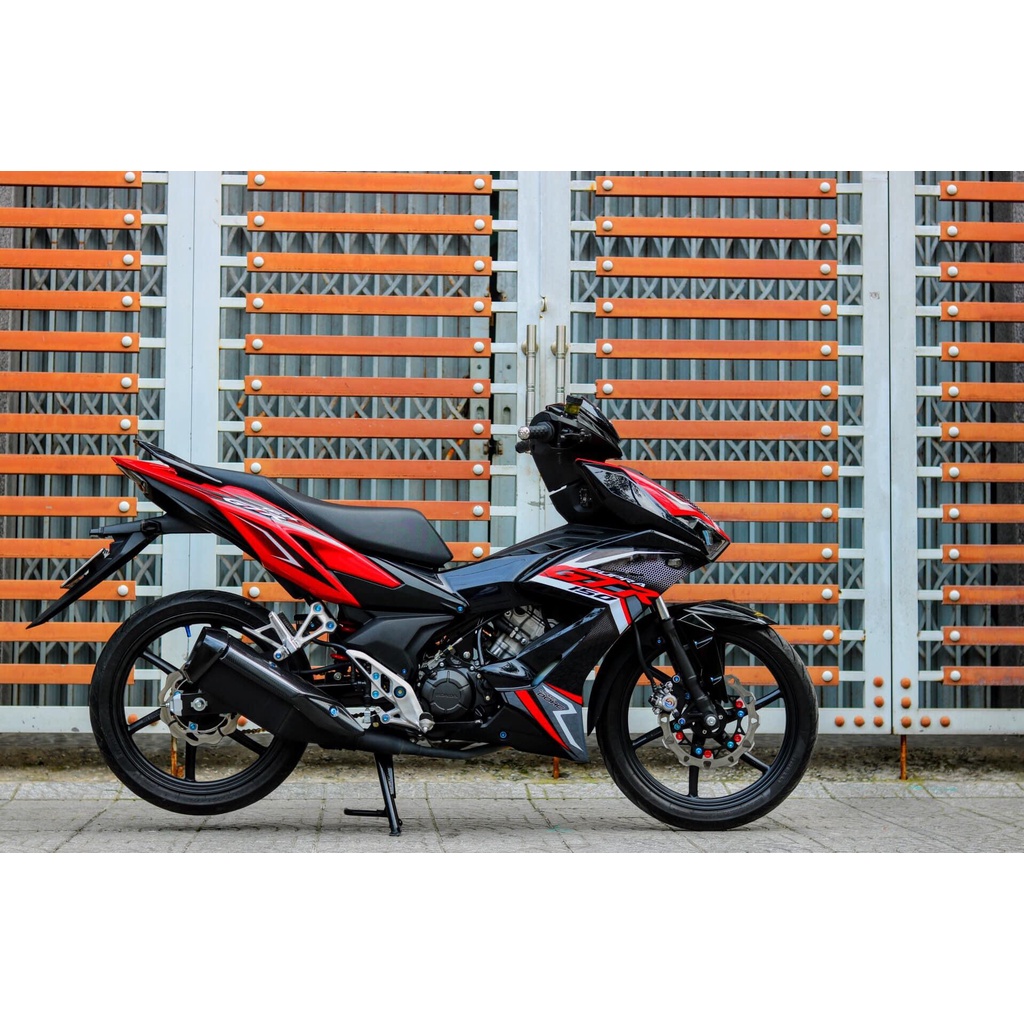 [FreeShip] [Ảnh thật] Tem Decal Rời mẫu GTR đỏ cho Winner X đỏ đen - tem 3 lớp không bay màu