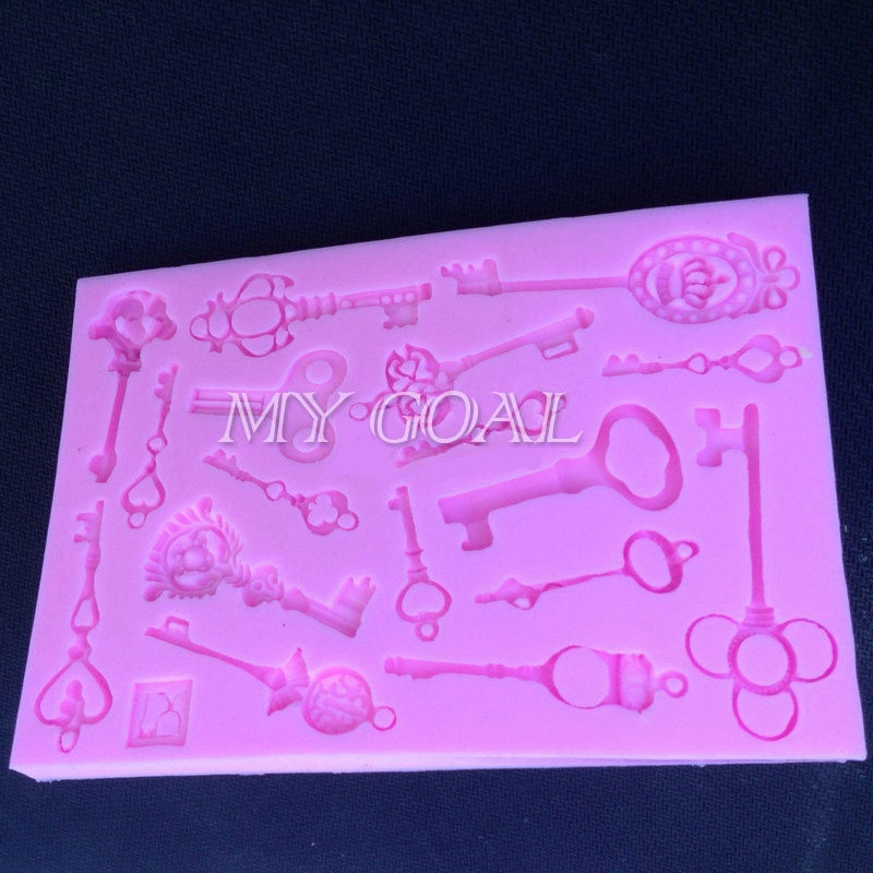 Khuôn Silicone Làm Bánh Hình Chìa Khóa Cổ Điển