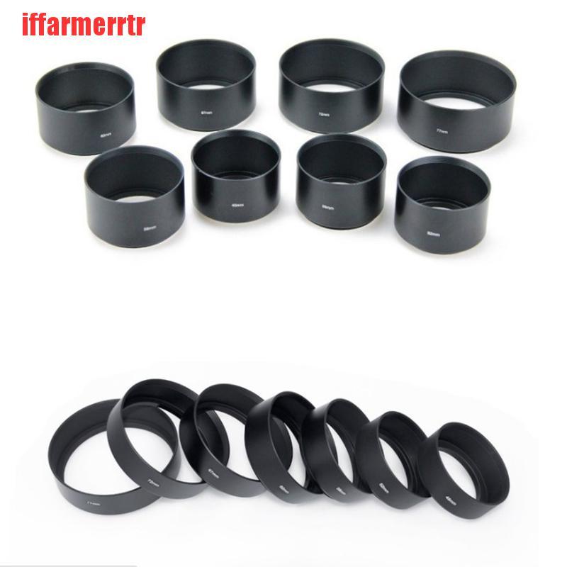 {iffarmerrtr}1pc long Metal LENS HOOD for Canon Nikon Sony for Olympus Pentax camera lens LKZ