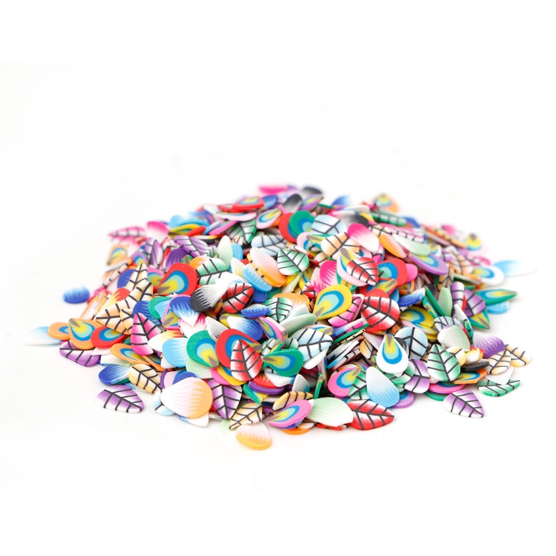 Túi 1000 Mảnh Polymer Hình Trái Cây 3d Bằng Đất Sét Để Trang Trí Móng