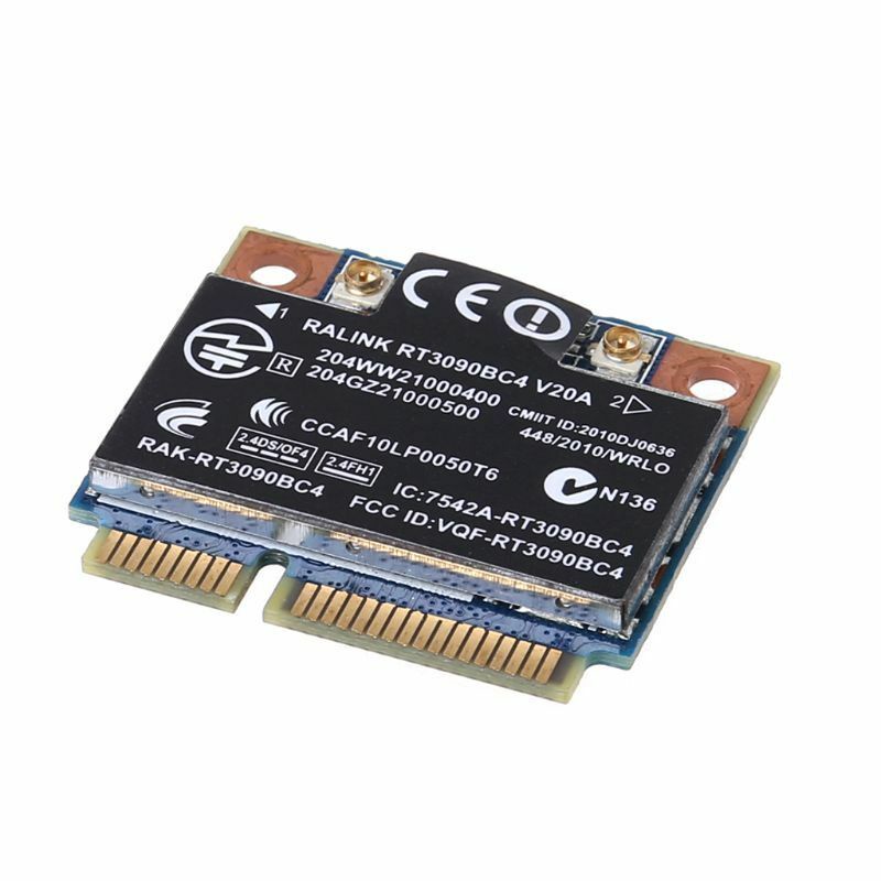 Card Mạng Không Dây 300M WiFi WLAN Bluetooth 3.0 PCI-E Cho HP RT3090BC4 ProBook