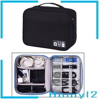 Travel Electronic Cord Organiser Case Gadget Bag Disk Cable USB Storage Case