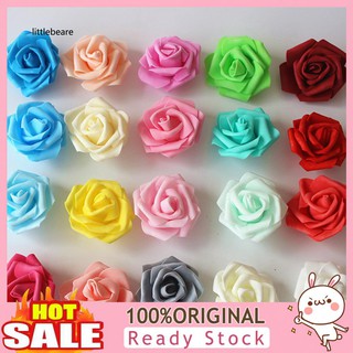 Bộ 100 bông hoa hồng xốp 7cm dùng cho trang trí tiệc