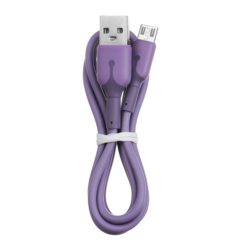 Dây Cáp Sạc Nhanh 5a Dài 1m Bằng Silicon Nhiều Màu Sắc Cho Android Type-C Micro Usb