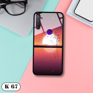 Ốp lưng Realme 5 Pro / Realme Q  - Lưng kính 3D