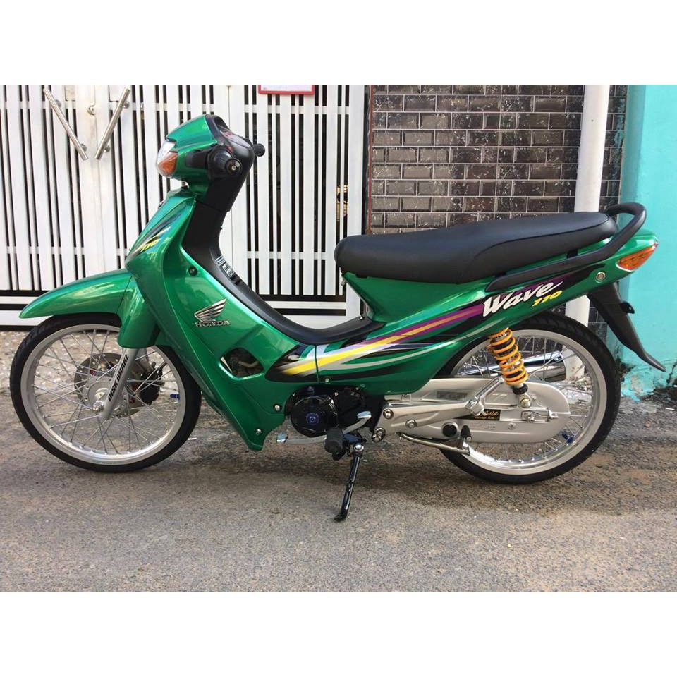 Dàn áo xe Wave nhỏ  màu Xanh Ken  ,Wave 110,Wave dòng pha 2 bóng nhựa ABS