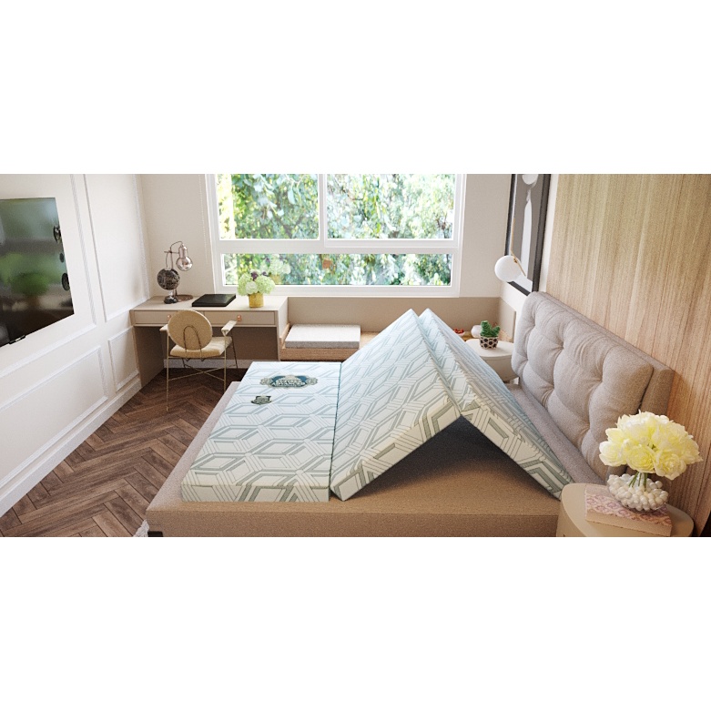 Nệm Cao Su Bông Kim Cương Eufiber Advanced