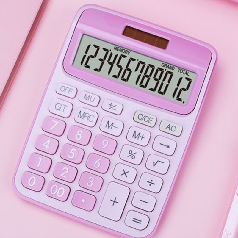 Máy Tính 12 Chữ Số Sử Dụng Năng Lượng Mặt Trời