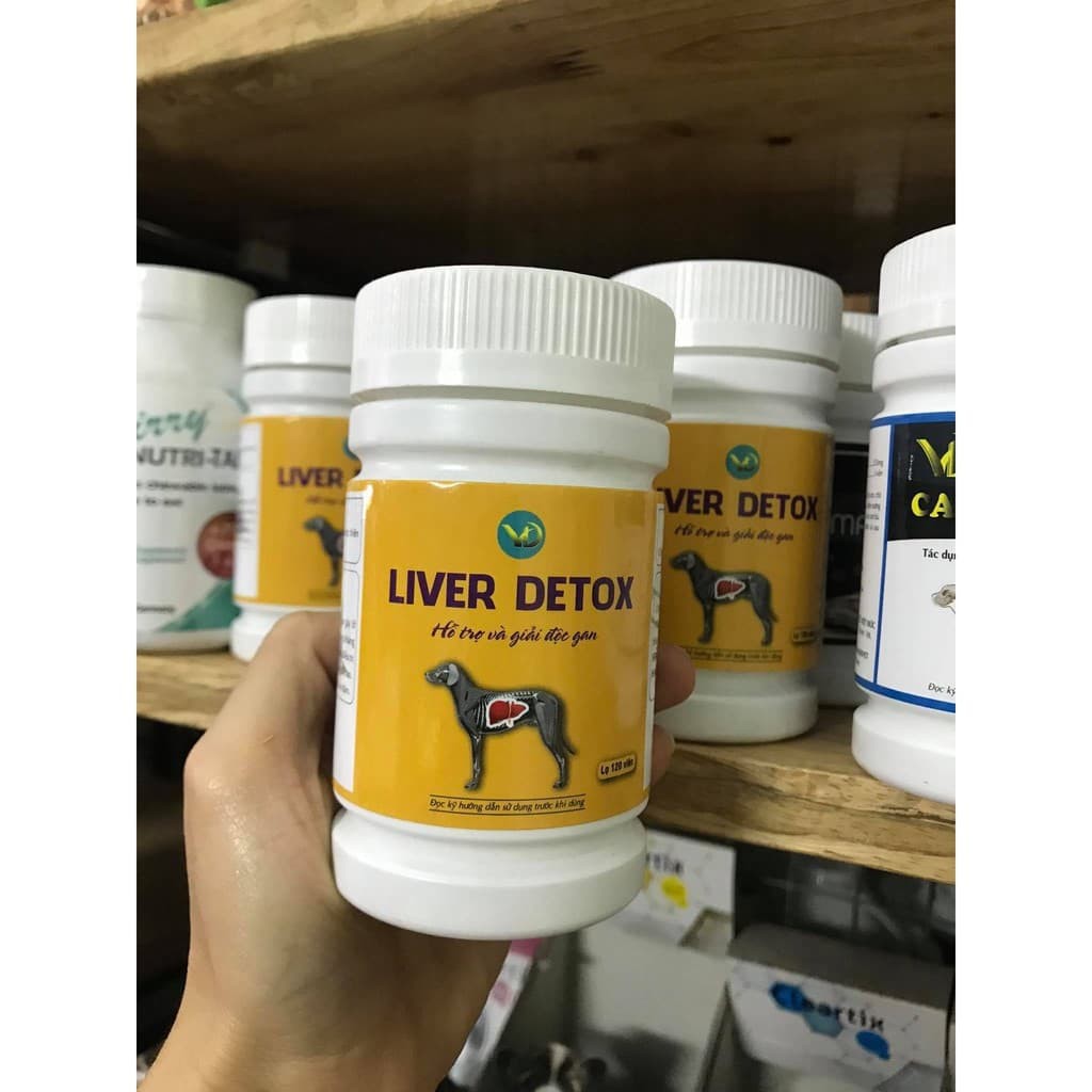 LIVER DETOX HỖ TRỢ VÀ GIẢI ĐỘC GAN CHO CHÓ 120 viên