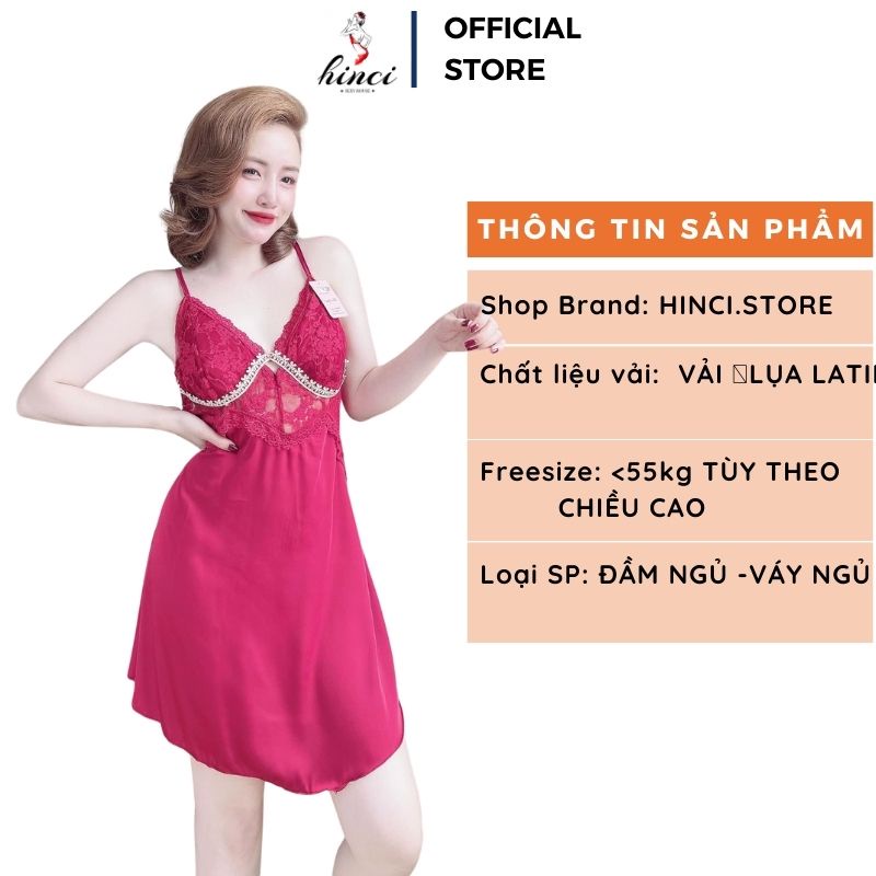 Đầm ngủ sexy - đồ ngủ sexy gợi cảm - váy ngủ 2 dây ren da hở lưng [DN69]